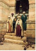 Arab or Arabic people and life. Orientalism oil paintings  396
